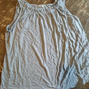 Chic Gray Sleeveless Tank Top